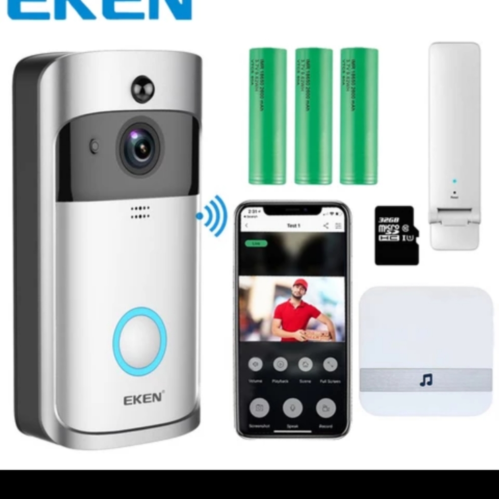 Hd video doorbell complete package